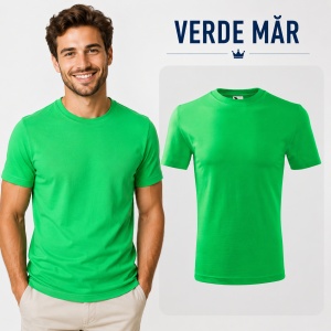 Tricou Bărbat Classic Basic New, 100% Bumbac, 145 g/m², Guler Rotund, 26 Culori, Mărimi S–3XL - Img 33
