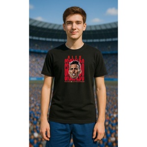 Tricou Barbat cu Fotbalistul Alejandro Grimaldo Garca - Bayer 04 Leverkusen - Img 3