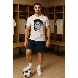 Tricou Barbat cu Fotbalistul Alvaro Morata - Atltico Madrid - Img 2