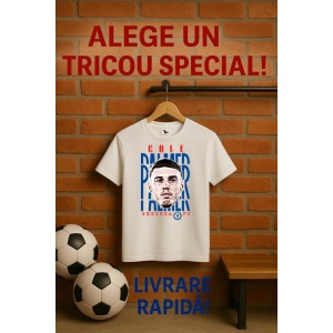 Tricou Barbat cu Fotbalistul Cole Jermaine Palmer - Chelsea FC - Img 11