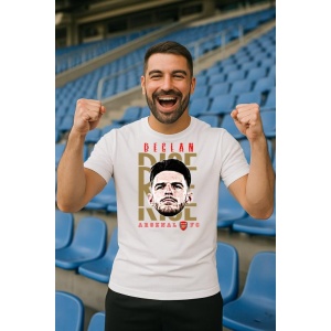 Tricou Barbat cu Fotbalistul Declan Rice - Arsenal FC v2 - Img 9