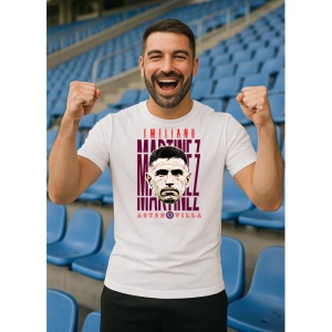 Tricou Barbat cu Fotbalistul Emiliano Martnez - Aston Villa