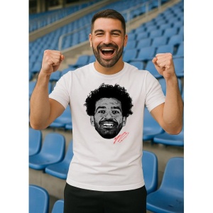 Tricou Barbat cu Fotbalistul Mohamed Salah - Liverpool FC - Img 9