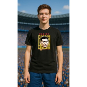 Tricou Barbat cu Fotbalistul Robert Lewandowski - FC Barcelona - Img 3