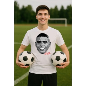 Tricou Barbat cu Fotbalistul Ronaldo Luis Nazario Brazil - Img 8
