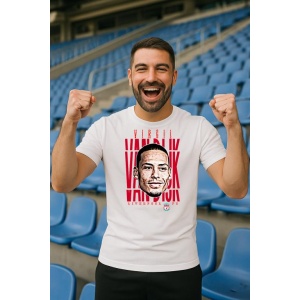 Tricou Barbat cu Fotbalistul Virgil van Dijk - Liverpool FC - Img 9