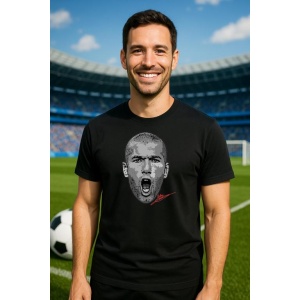 Tricou Barbat cu Fotbalistul Zinedine Zidane - Real Madrid - Img 4