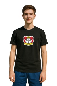 Tricou barbat cu logo stema Bayer Leverkusen Germania , din bumbac 100% - Img 2