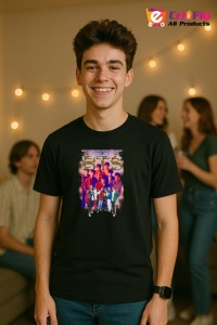 Tricou barbat Kpop cu trupa BTS 4 music Coreean 181 - Img 7