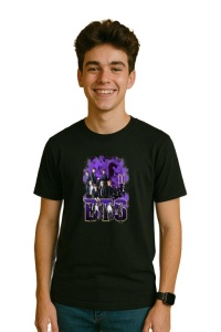 Tricou barbat Kpop cu trupa BTS music Coreean 175 - Img 3