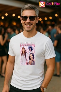 Tricou barbat Kpop cu trupa CHAEYOUNG music Coreean 198 - Img 4