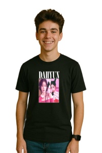 Tricou barbat Kpop cu trupa DAHYUN music Coreean 205 - Img 3