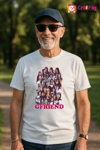Tricou barbat Kpop cu trupa GFRIEND music Coreean 212 - Img 5
