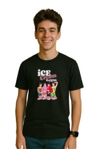 Tricou barbat Kpop cu trupa ICE CREAM BLACKPINK music Coreean 217 - Img 3