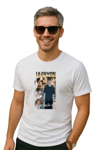 Tricou barbat Kpop cu trupa JENNE music Coreean 221 - Img 2