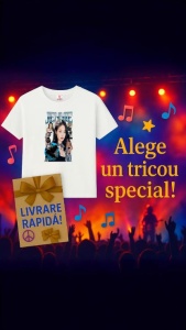 Tricou barbat Kpop cu trupa JENNIE X LISA - BLACKPINK music Coreean 228 - Img 7