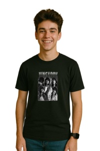 Tricou barbat Kpop cu trupa JUNGKOOK 5 music Coreean 244 - Img 3