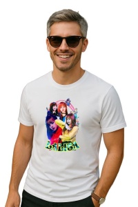 Tricou barbat Kpop cu trupa LALISA music Coreean 251