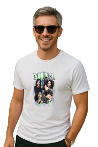 Tricou barbat Kpop cu trupa MINA TWICE music Coreean 269 - Img 2