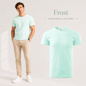Tricou bărbat Malfini Basic Clasic, 100% bumbac, 160 g/m², guler rotund, 48 de culori, mărimi XS–5XL - Img 24