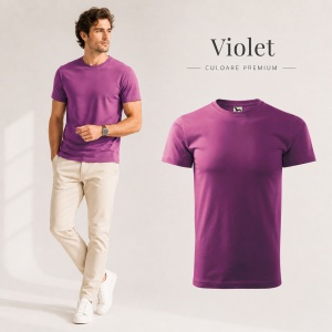 Tricou bărbat Malfini Basic Clasic, 100% bumbac, 160 g/m², guler rotund, 48 de culori, mărimi XS–5XL - Img 34