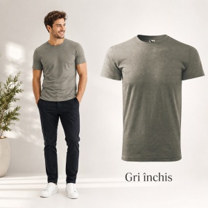 Tricou bărbat Malfini Basic Clasic, 100% bumbac, 160 g/m², guler rotund, 48 de culori, mărimi XS–5XL - Img 54
