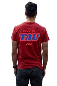 Tricou barbat personalizat cu logo-ul companiei - Spate