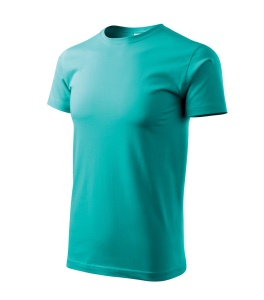 Tricou pentru barbati basic din bumbac de culoare verde smarald