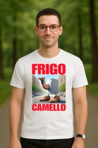 Tricou Barbat Tralalero Tralala cu personajul Frigo Camello - Italian Brainrot Meme - Img 3