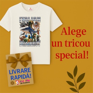 Tricou Barbat Tralalero Tralala cu personajul Italian Brainrot - Img 7