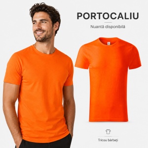 Tricou Bărbați Malfini Gulf 822, 100% Bumbac Organic, 150 g/m², Guler Rotund, Label Free, S–3XL, 15 Culori - Img 21