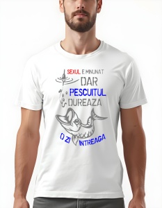 Tricou barbati - PESCUITUL DUREAZA