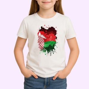 Tricou Belarus Steag Splash Art, Copii | Dama | Barbat - Img 3