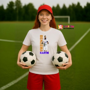 Tricou Benzema Karim Real Prezentare - Copii | Dama | Barbat - Img 2