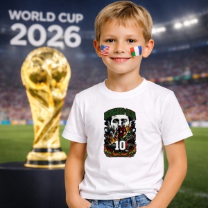 Tricou Bernardo Silva Portugal World Cup Fifa 2026, din bumbac 100%, tricou alb, Copii | Dama | Barbat - Img 5