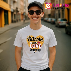 Tricou bitcoin is my love language, bitcoin este limbajul meu al iubirii, Copii | Dama | Barbat