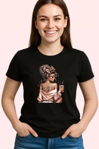 Tricou Boss girl be real not perfect, boss girl fii reala nu perfecta, Copii | Dama | Barbat , tricou negru