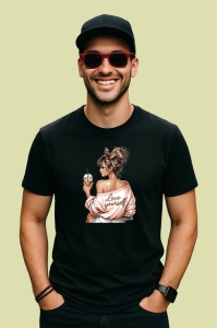 Tricou Boss girl love yourself, boss girl iubeste-te, Copii | Dama | Barbat , tricou negru - Img 3