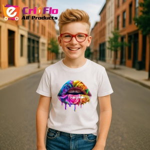 Tricou Buze cocktail de fructe, Lip gloss, Copii | Dama - Img 11