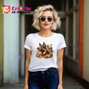 Tricou caine ciobanesc german fructe pepene cocktail vara, Copii | Dama | Barbat - Img 11
