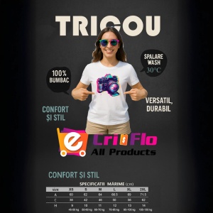 Tricou Camera foto moderna in stil graffiti neon Copii | Dama | Barbat - Img 9