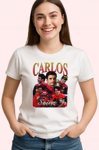 Tricou Carlos Sainz Imagine Echipa Ferrari Formula 1, Copii | Dama | Barbat - Img 4