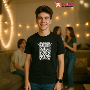 Tricou Catch The Rhythm Tobe Lemn, Copii | Dama | Barbat, culoare negru - Img 6