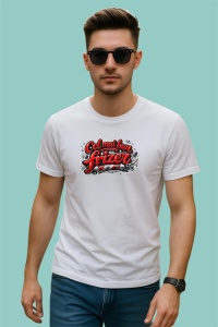 Tricou Cel Mai Bun Frizer Stil Retro V2, din bumbac 100% , tricou alb pentru Dama | Barbat - Img 3