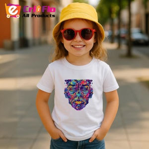Tricou Chip artistic multicolor stil digital art Copii | Dama | Barbat - Img 11