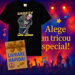 Tricou Chris Brown - Hoodie Down, muzica Hip-Hop / Trap, Dama | Barbat | Copii, Culoare Negru - Img 11