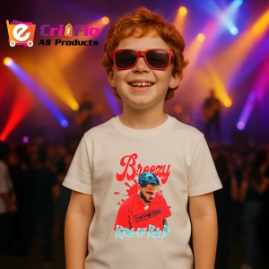 Tricou Chris Brown - King of R&B Red, muzica Hip-Hop / Trap, Dama | Barbat | Copii - Img 13