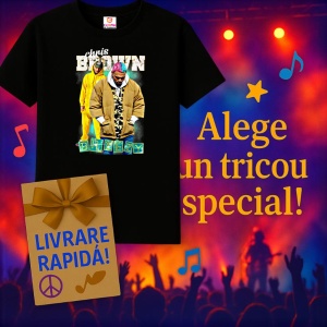 Tricou Chris Brown - Two Outfits, muzica Hip-Hop / Trap, Dama | Barbat | Copii, Culoare Negru - Img 15