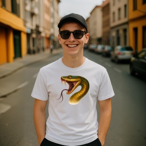 Tricou Cobra Ataca - Copii | Dama | Barbat - Img 3
