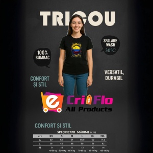Tricou Colombia Steag Splash Art, Copii | Dama | Barbat, culoare negru - Img 12
